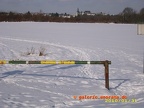 Troisdorf - Siegaue im Schnee mit Blick auf Sieglar, 2010