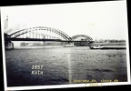 1957 - Hohenzollernbrücke, Köln / Rhein